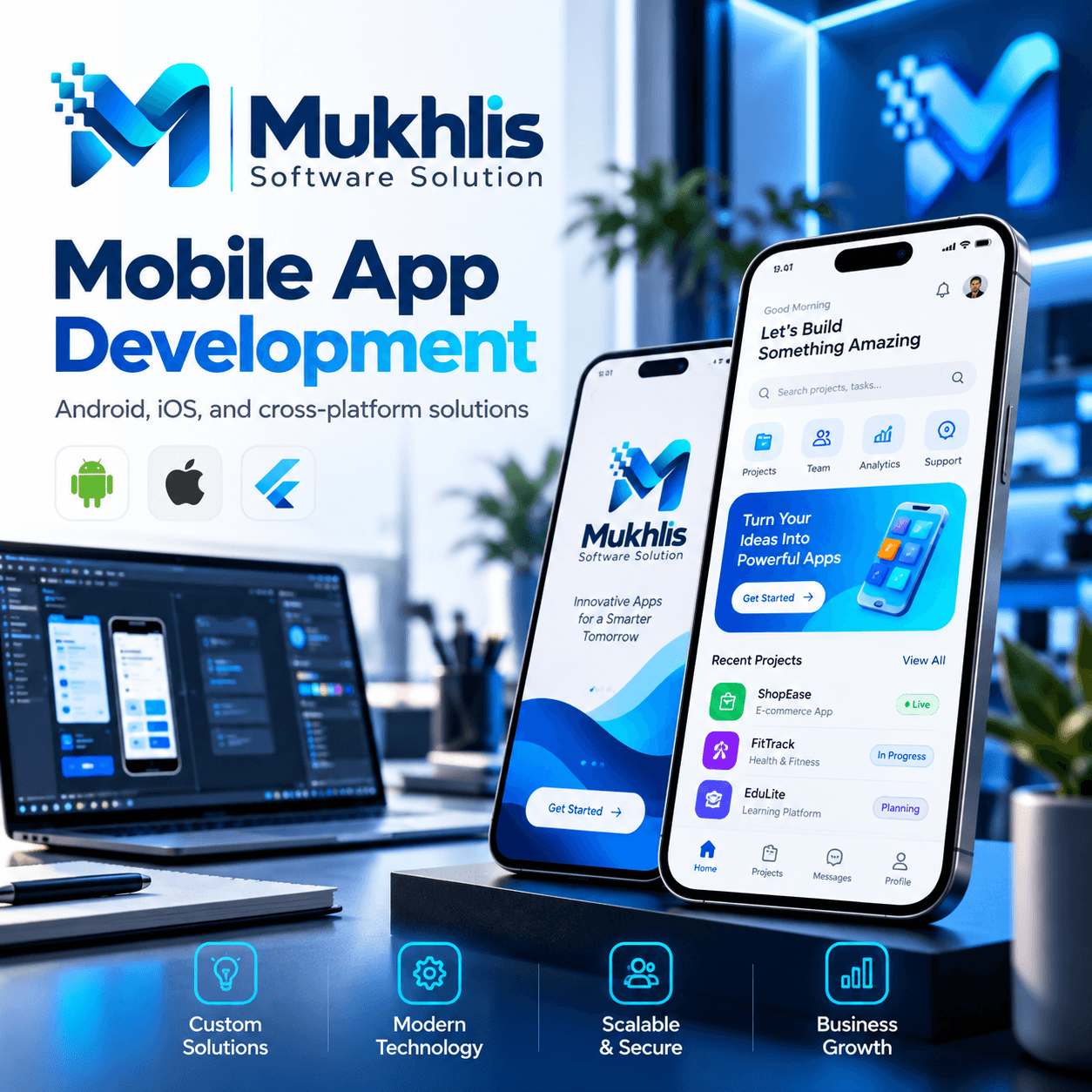 Mukhlis Software Solution mobile application development services