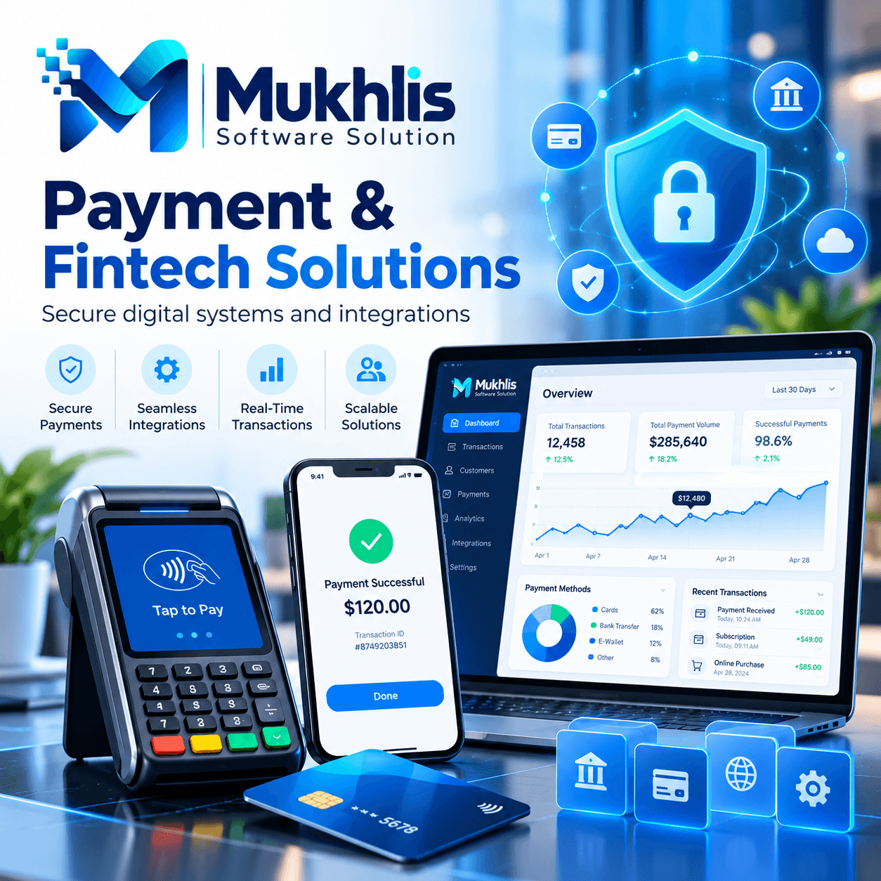 Mukhlis Software Solution payment and fintech engineering services