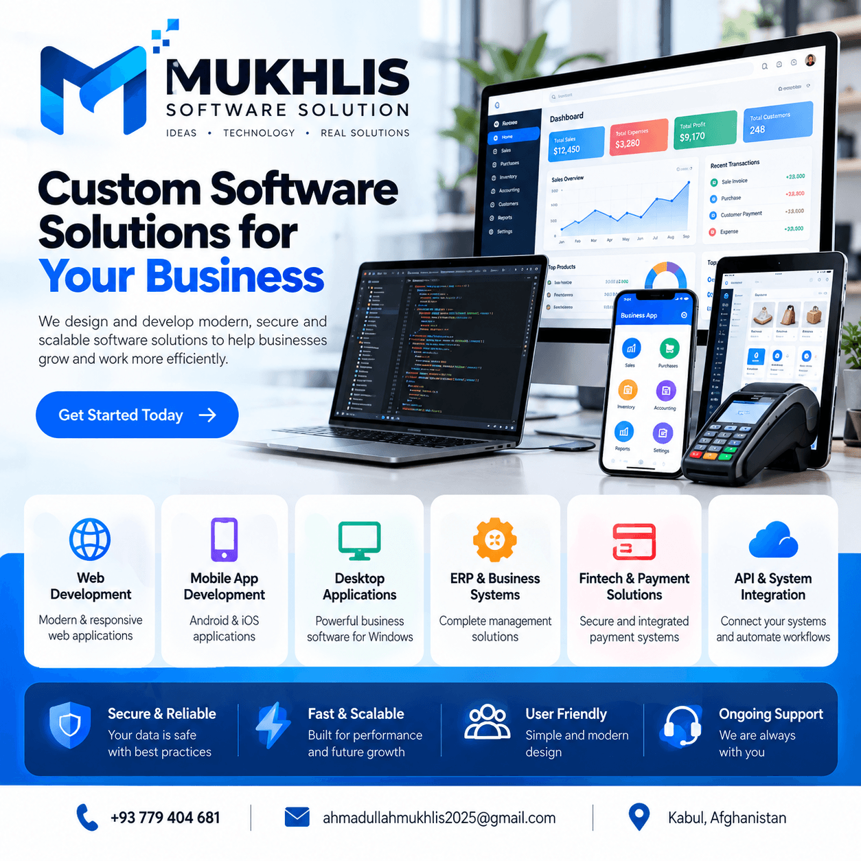 Mukhlis Software Solution API and business system engineering